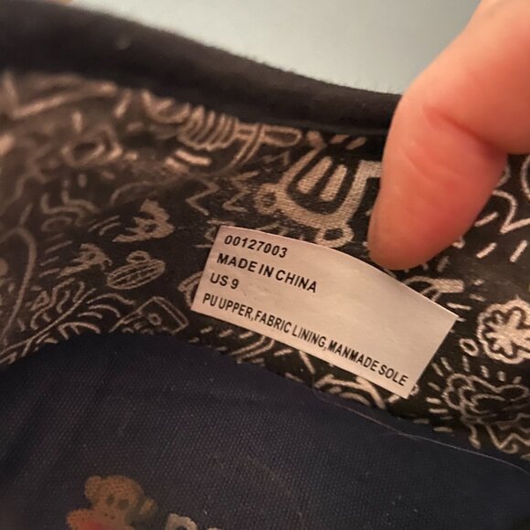 Y2K Paul Frank Shoes - Black Monkey Julius shoes - Size 9 - Picture 6 of 12